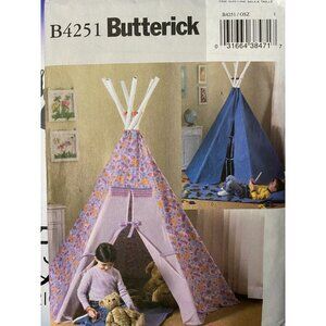 Butterick B4251 Teepee & Mat Sewing Pattern UNcUT Craft